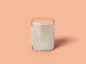 Peaches & Creme Scented Candle